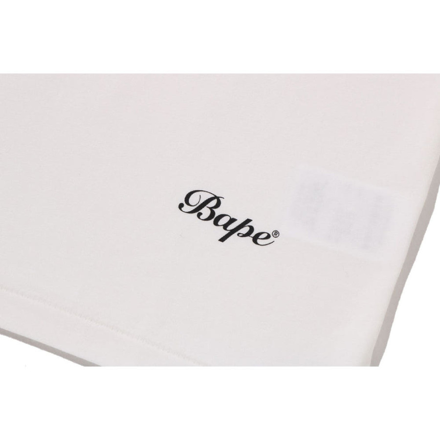 베이프 BAPE 2피스 반팔 티 언더웨어 화이트 1L70183007