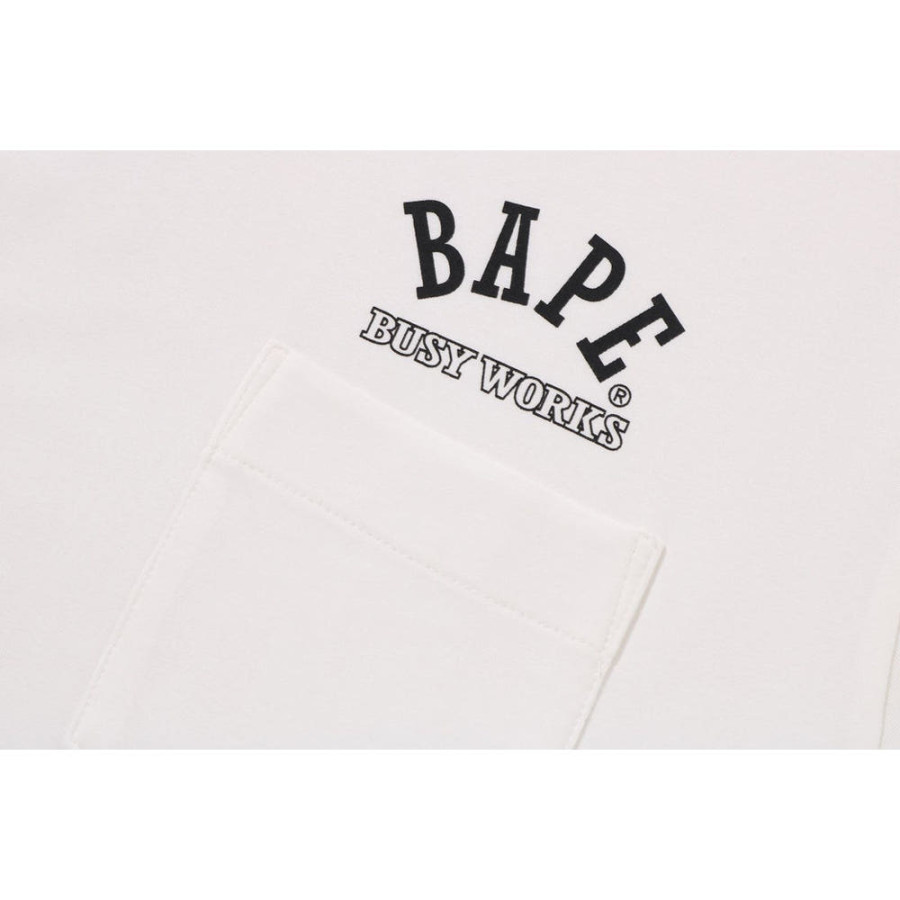 베이프 BAPE 2피스 반팔 티 언더웨어 화이트 1L70183007