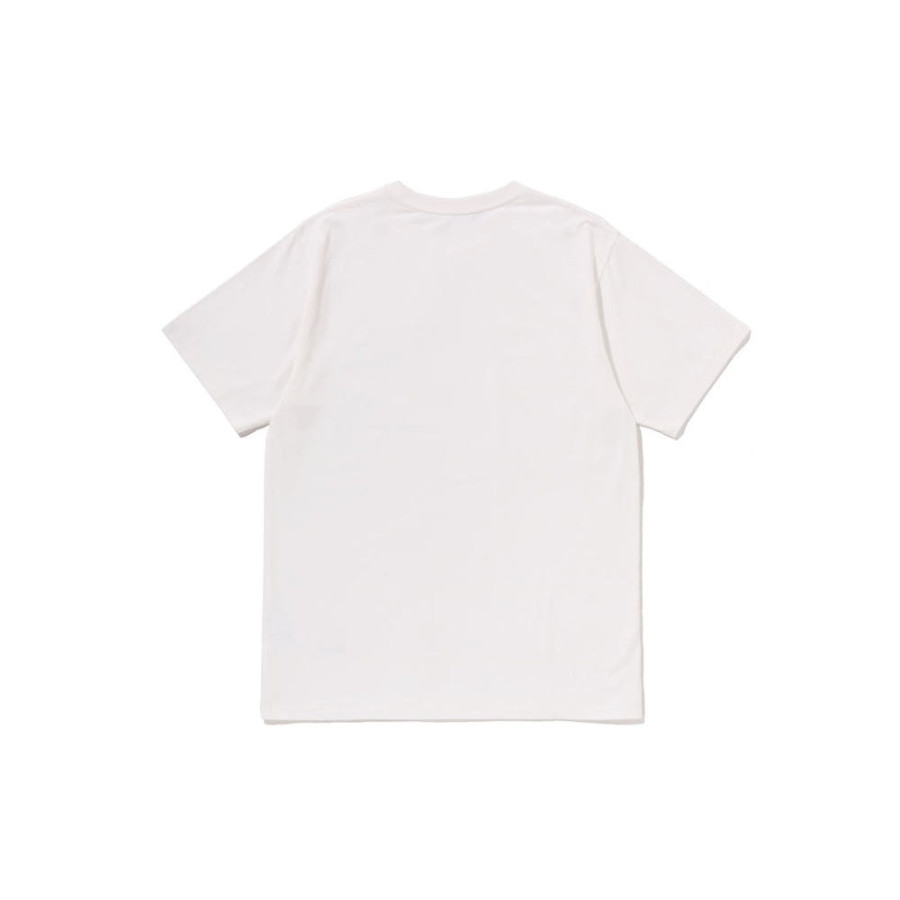 베이프 BAPE 2피스 반팔 티 언더웨어 화이트 1L70183007