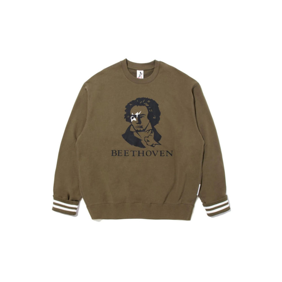 베이프 카즈키 쿠라이시 베토벤 크루넥 스웨트셔츠 2컬러 1L83113902