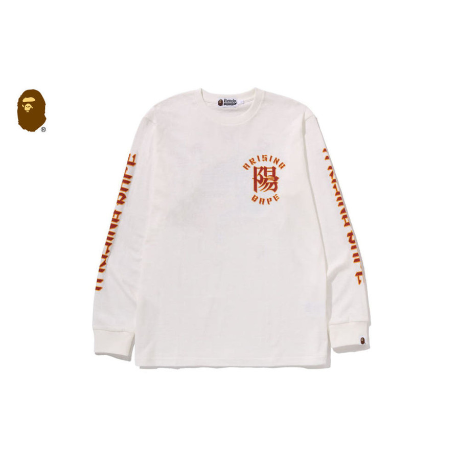 베이프 어 라이징 베이프 롱슬리브 티셔츠 2컬러 1L70111001