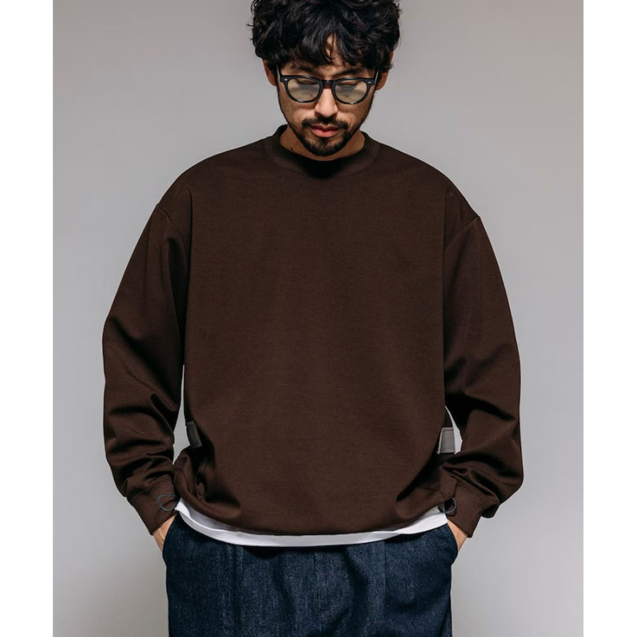 프릭스스토어 퍼스트핸드 사이드 포켓 스핀들 박스 크루넥 스웨트 4컬러 3323234400013