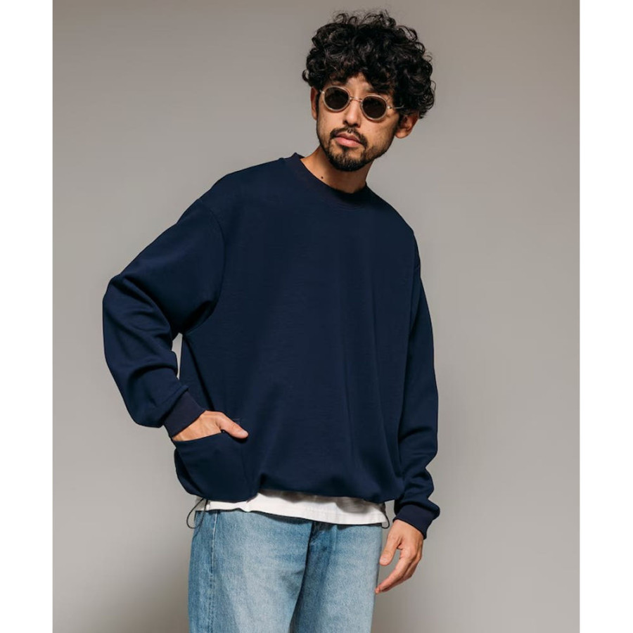 프릭스스토어 퍼스트핸드 사이드 포켓 스핀들 박스 크루넥 스웨트 4컬러 3323234400013