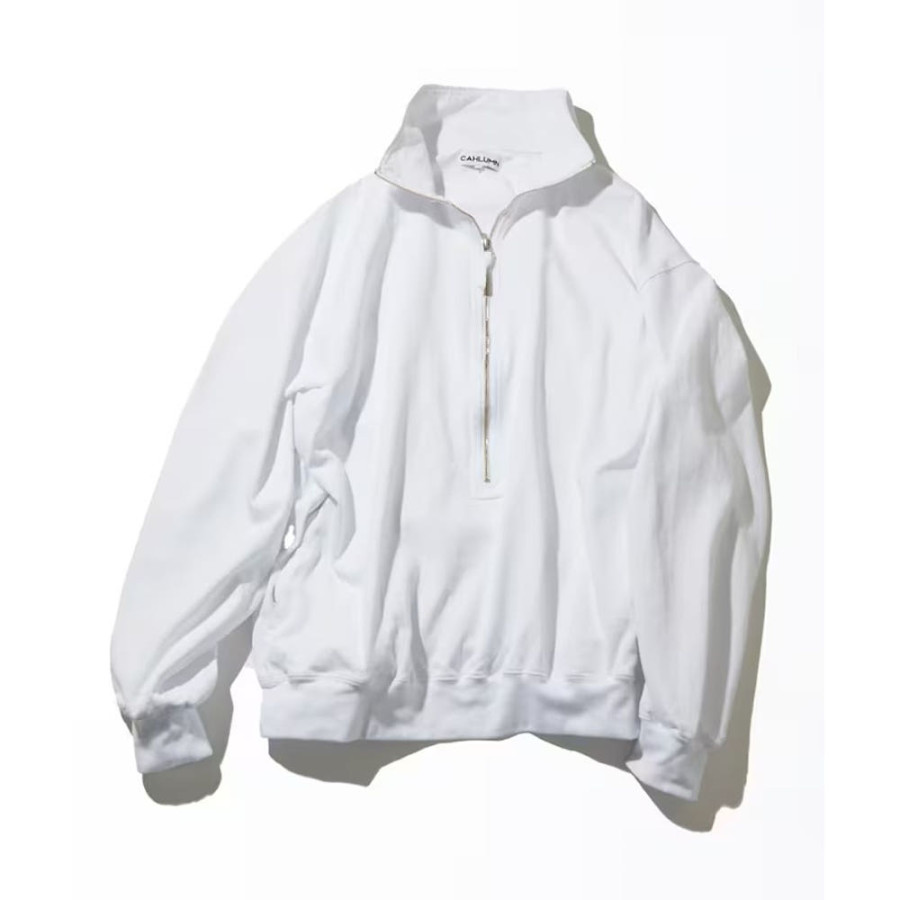 프릭스스토어 카우람 헤비 웨이트 저지 3/4 지퍼 카뎃 카라 셔츠 4컬러 1023390900045