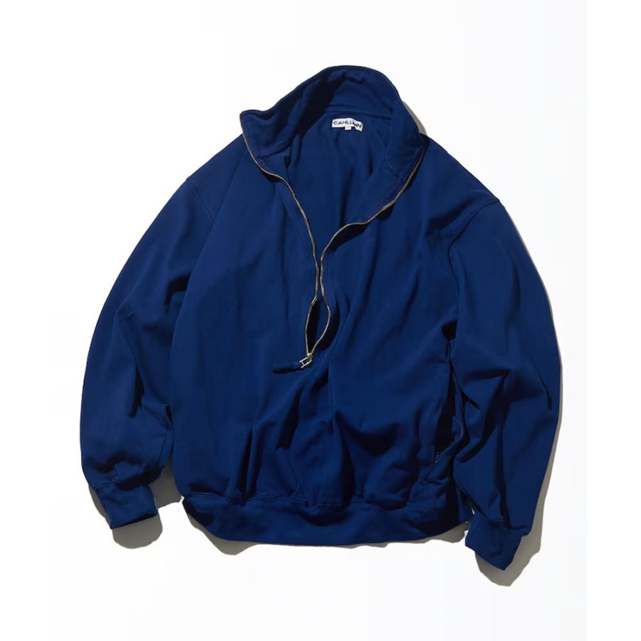 프릭스스토어 카우람 헤비 웨이트 저지 3/4 지퍼 카뎃 카라 셔츠 4컬러 1023390900045