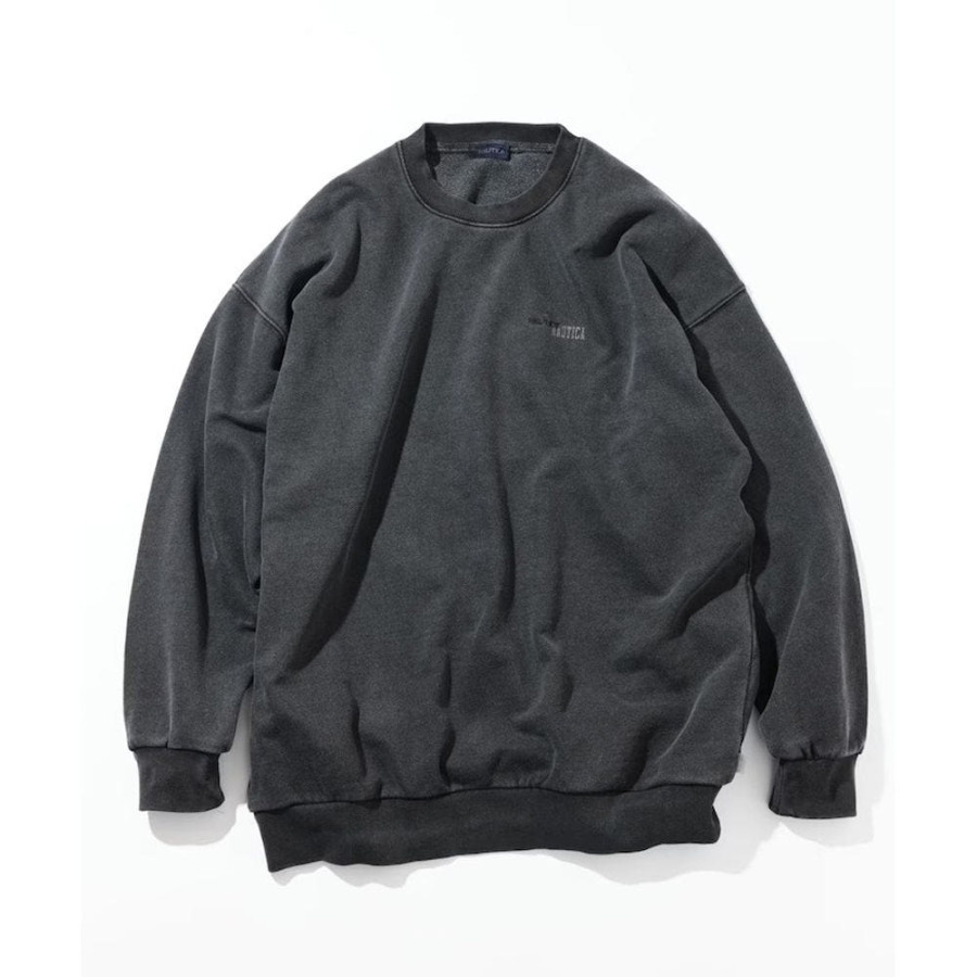 프릭스스토어 노티카 피그먼트 가공 히든 로고 크루넥 스웨트 3컬러 1023207500601