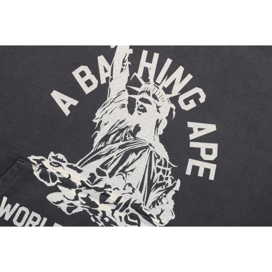 베이프 디스트로이 워시드 릴렉스핏 풀오버 후디 후드티 3컬러 1L80114002