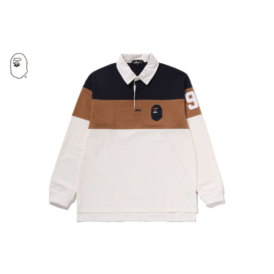 베이프 롱슬리브 럭비 폴로 2 2컬러 7L70112303