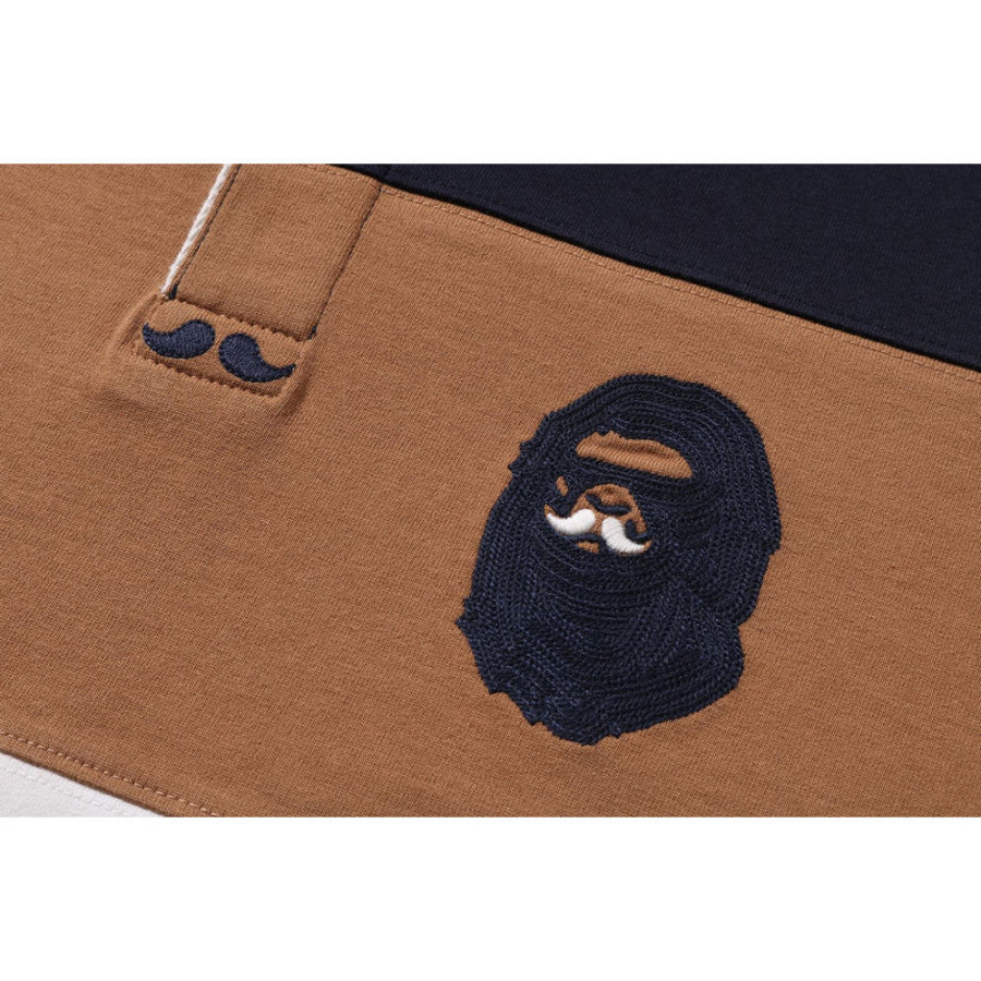 베이프 롱슬리브 럭비 폴로 2 2컬러 7L70112303