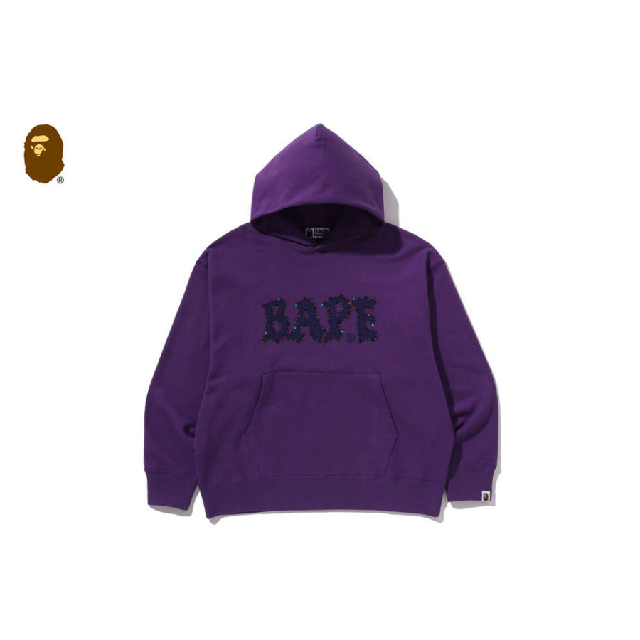 베이프 컬러스톤 베이프 릴렉스핏 풀오버 후디 2컬러 1L80114004