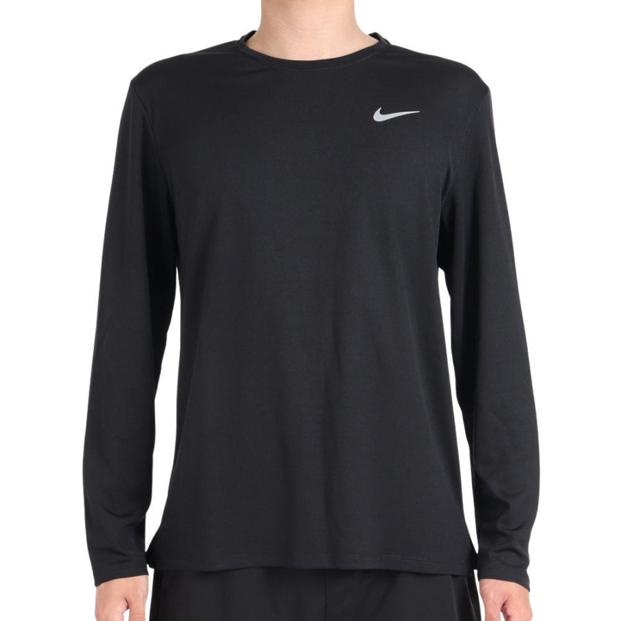 나이키 마일러 드라이 핏 UV 긴팔티 러닝탑 블랙 FB7071-010