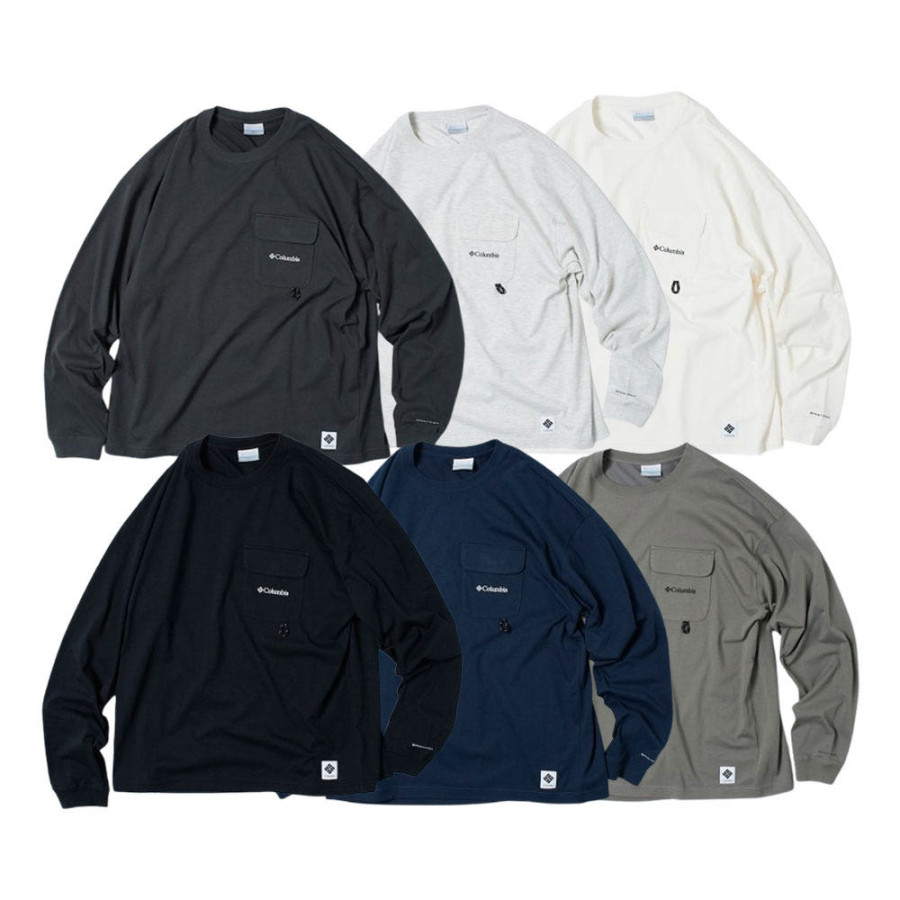 프릭스스토어 컬럼비아 별주 임페리얼 파크 롱 슬리브 포켓 티셔츠 6컬러 1223129900043