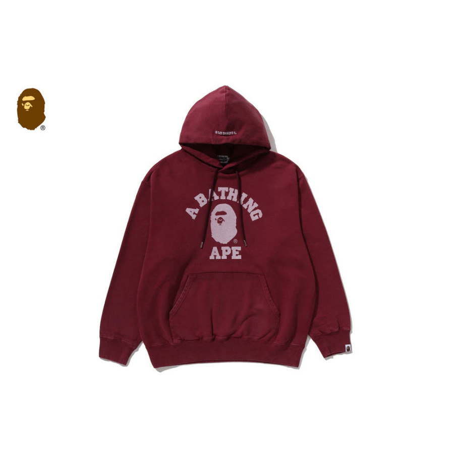 베이프 가먼트 다이 컬리지 풀오버 후디 3컬러 1L80114304