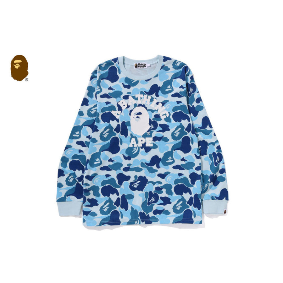 베이프 ABC 카모 컬리지 롱슬리브 티 3컬러 1L80111006