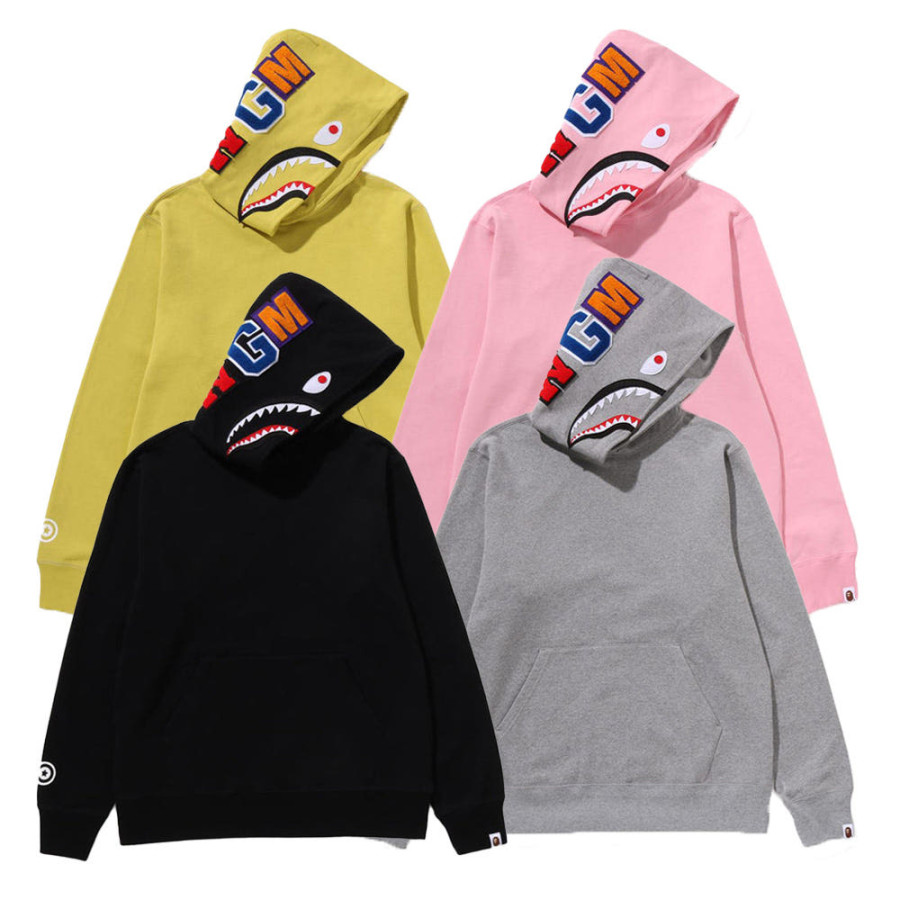 베이프 샤크 풀오버 후디 4컬러 1L80114301