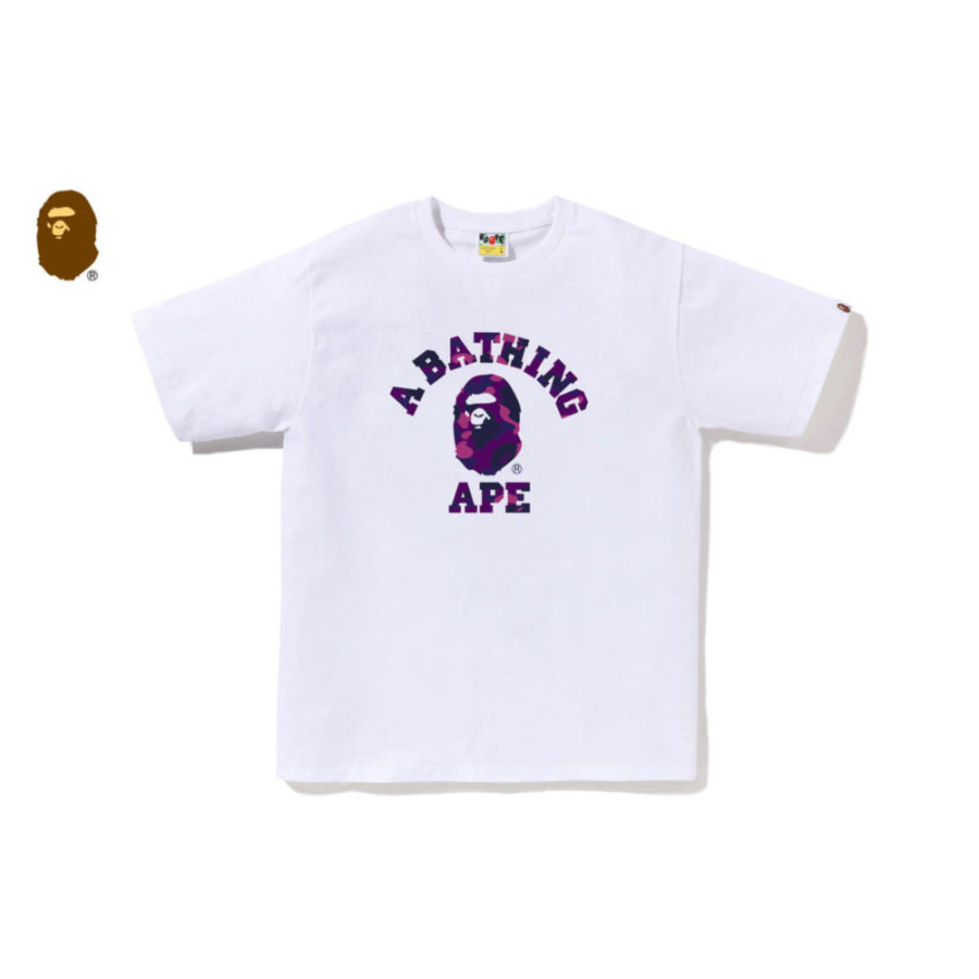 베이프 컬러 카모 콜리지 티셔츠 6컬러 1L80110016