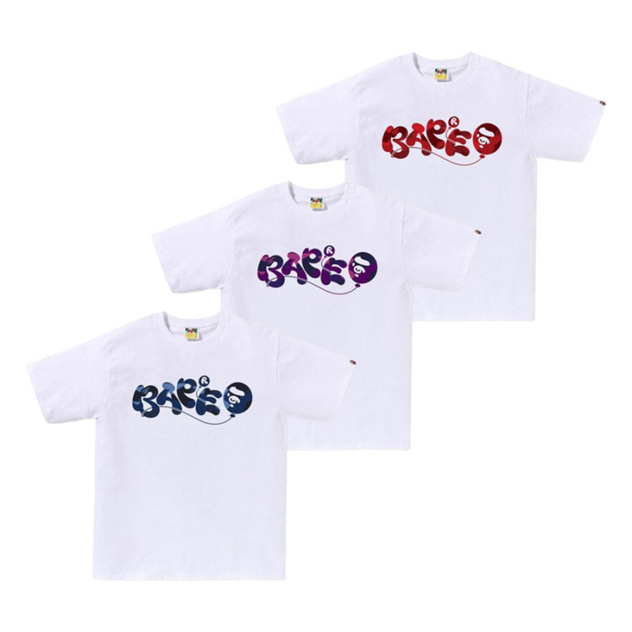 베이프 컬러 카모 베이프 벌룬 티셔츠 3컬러 1L80110020