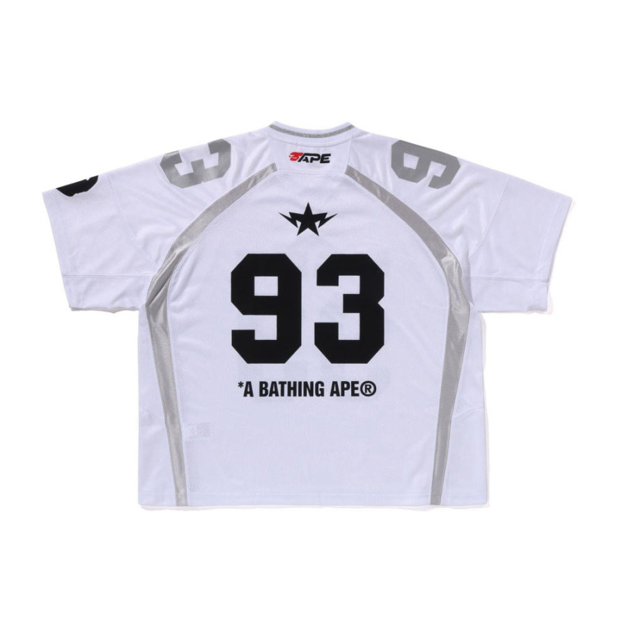 베이프 라임 카모 잭쿼드 릴렉스 핏 풋볼 저지 2컬러 1L80109312