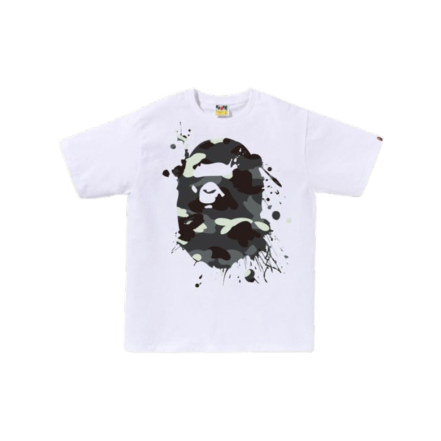 베이프 시티 카모 페인팅 에이프 헤드 티셔츠 2컬러 1L80110029