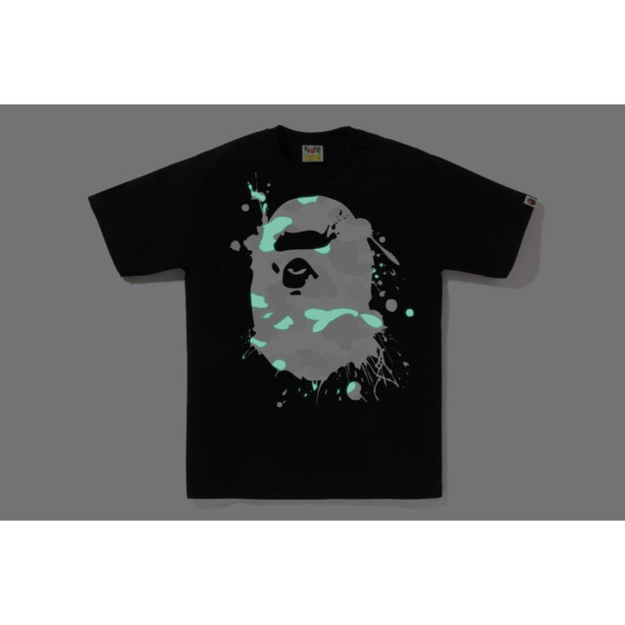 베이프 시티 카모 페인팅 에이프 헤드 티셔츠 2컬러 1L80110029