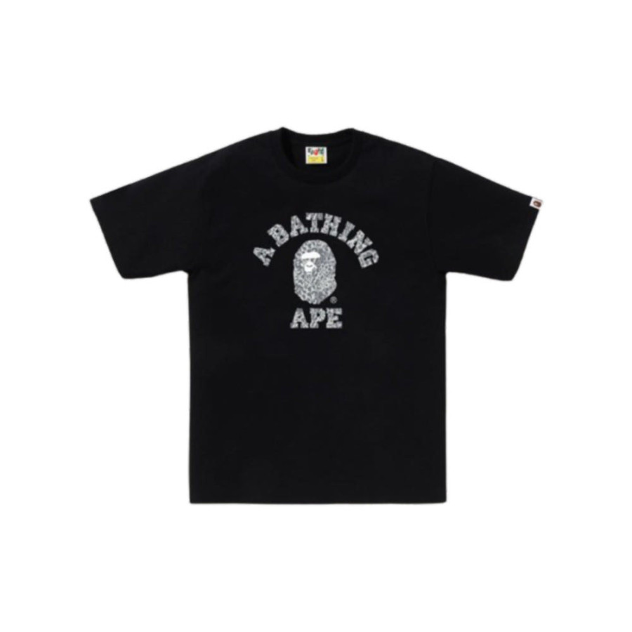 베이프 와일드 레오파드 패턴 콜리지 티셔츠 6컬러 1L80110039