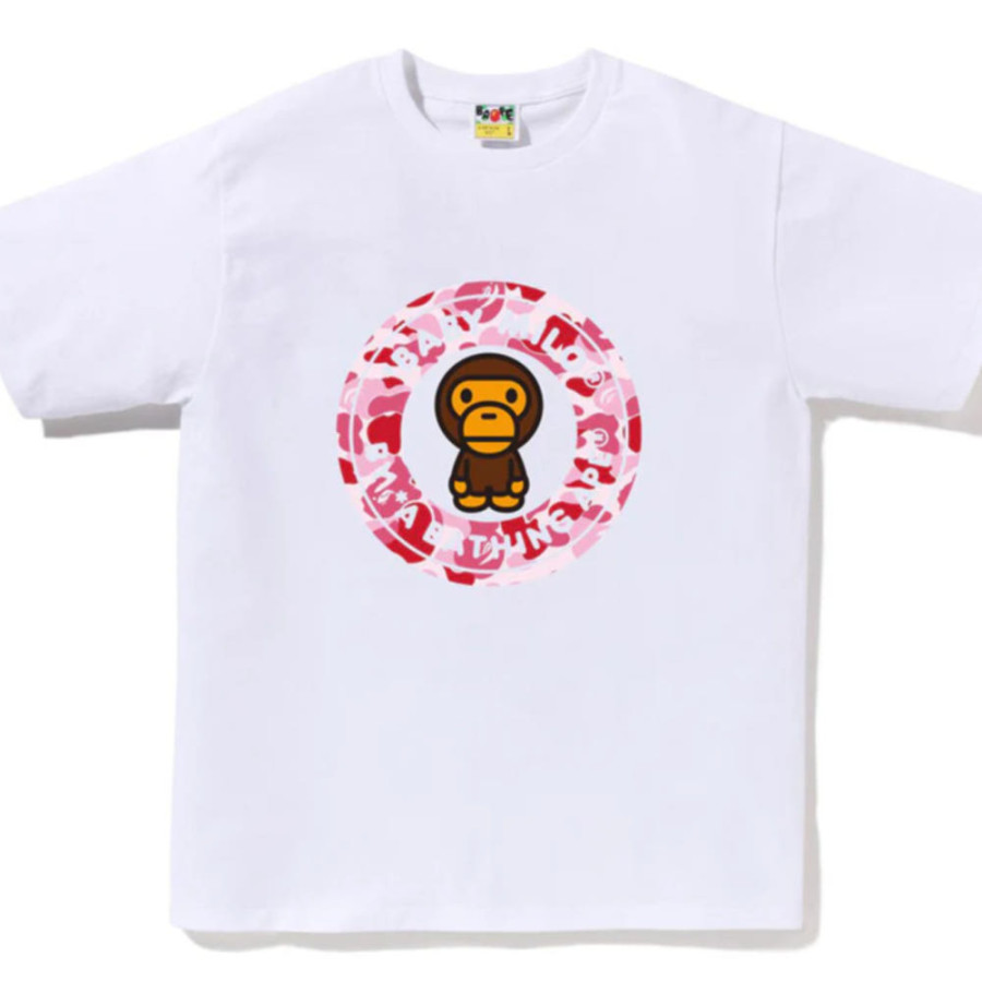 베이프 ABC 카모 마일로 비지 워크 티셔츠 6컬러 2L80110003