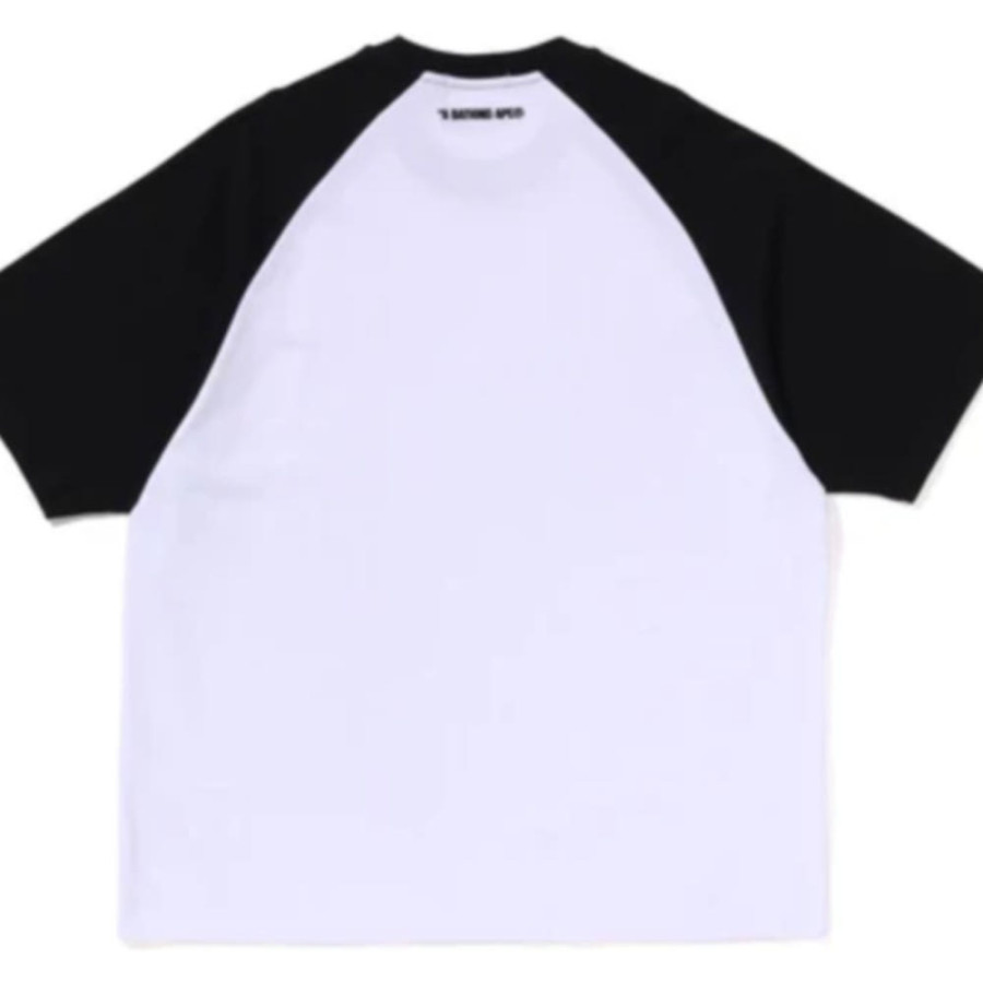 베이프 원 포인트 릴렉스핏 래글런 티셔츠 2컬러 1L80109306