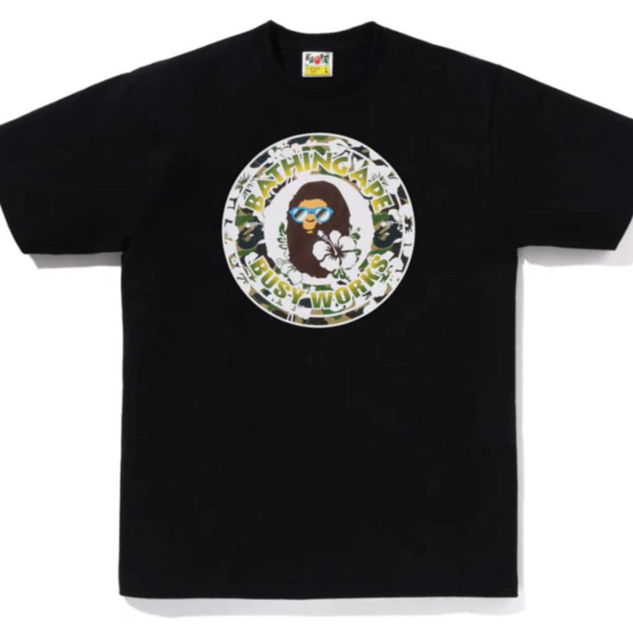 베이프 ABC 리조트 카모 비지 워크 티셔츠 2컬러 1L70110002