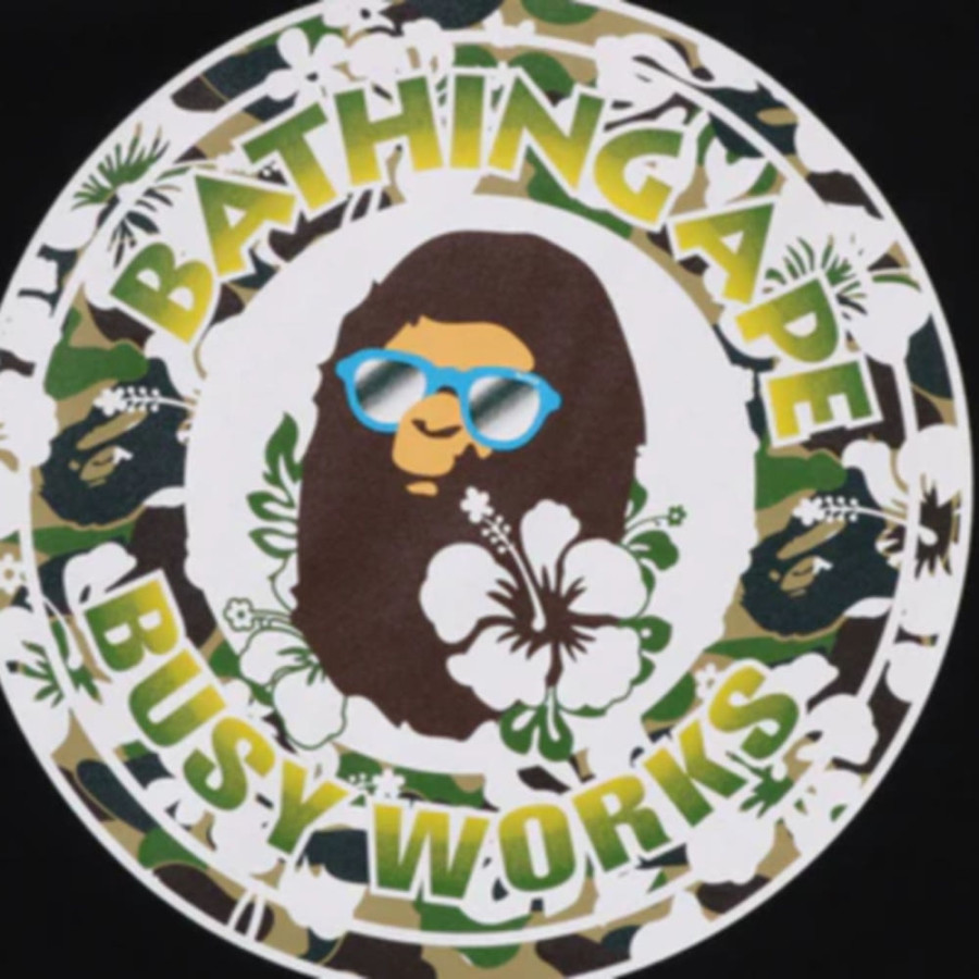 베이프 ABC 리조트 카모 비지 워크 티셔츠 2컬러 1L70110002