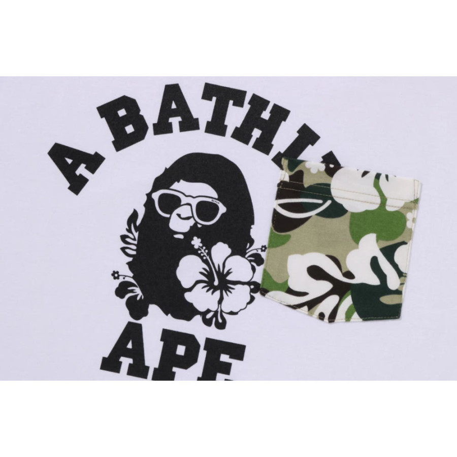 베이프 ABC 리조트 카모 포켓 컬리지 반팔티 2컬러 1L70109003