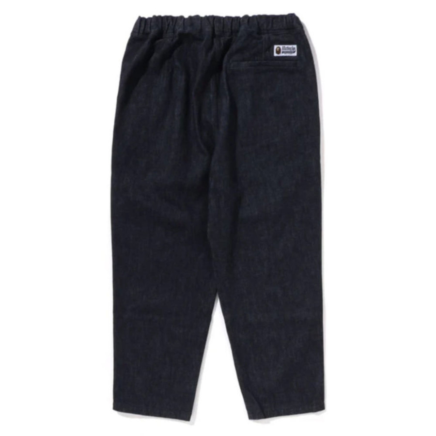 베이프 원포인트 릴렉스 핏 13OZ 데님 팬츠 2컬러 1L30150301