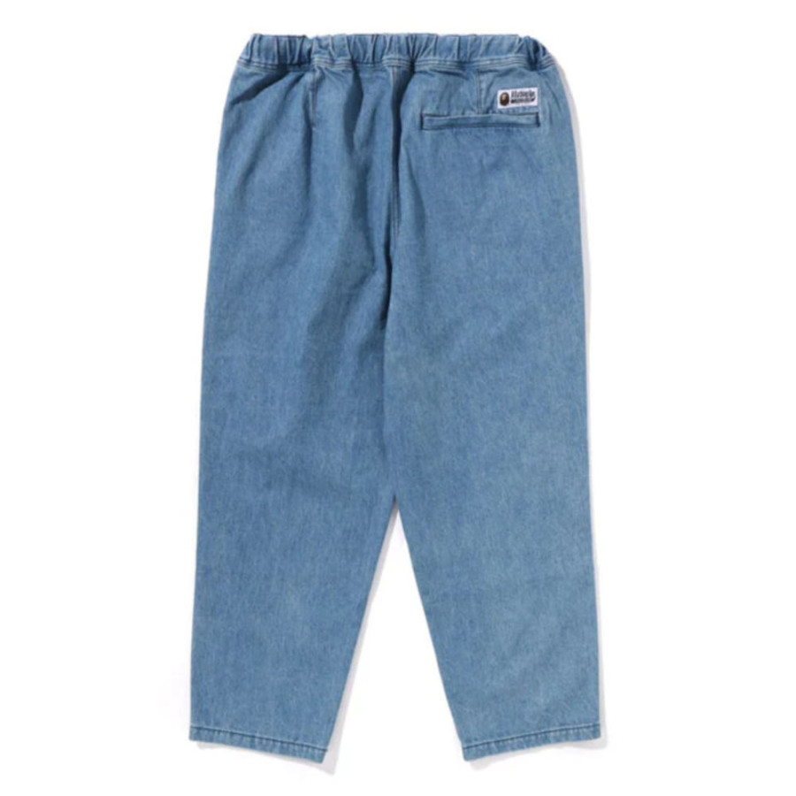 베이프 원포인트 릴렉스 핏 13OZ 데님 팬츠 2컬러 1L30150301
