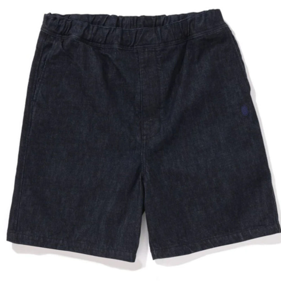 베이프 원포인트 릴렉스핏 13OZ 데님 숏 팬츠 2컬러 1L30151305