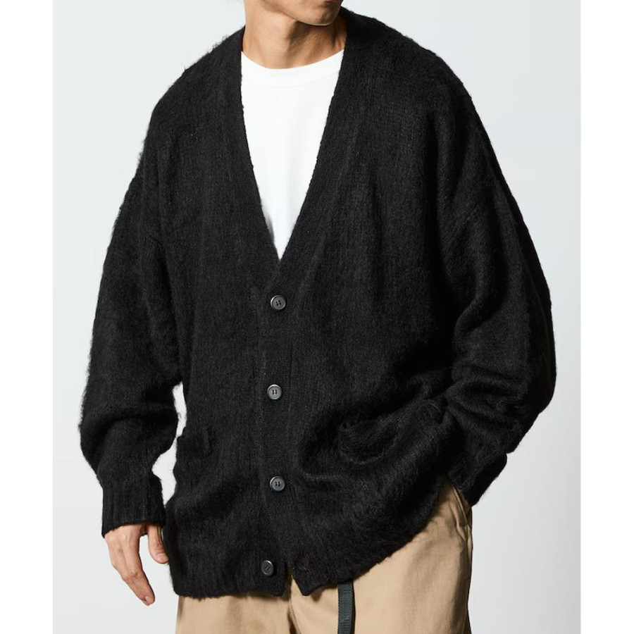 프릭스스토어 릴랙스핏 샤기니트 루즈 가디건 5컬러 1235248900094