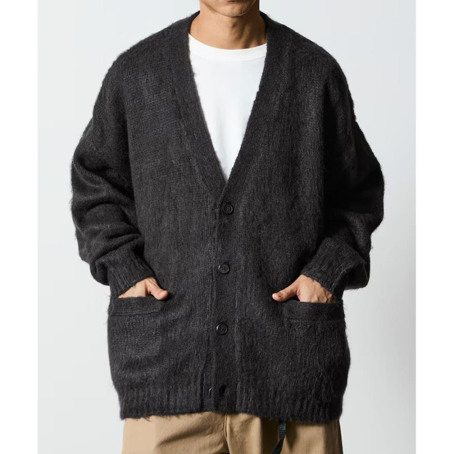 프릭스스토어 릴랙스핏 샤기니트 루즈 가디건 5컬러 1235248900094