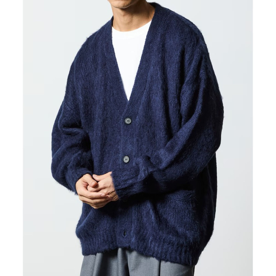 프릭스스토어 릴랙스핏 샤기니트 루즈 가디건 5컬러 1235248900094