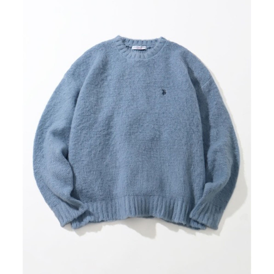 U.S. POLO ASSN. 유에스폴로에센 별주 자수 로고 크루넥 스웨터 6컬러 PLM53431CO 100379500