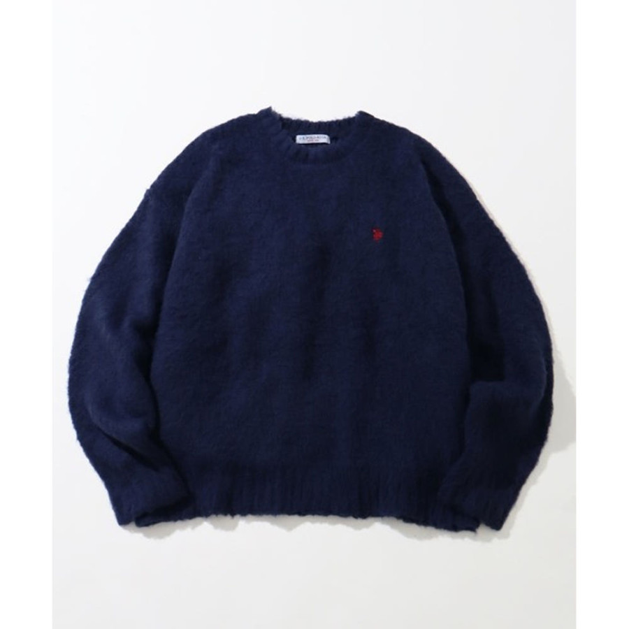 U.S. POLO ASSN. 유에스폴로에센 별주 자수 로고 크루넥 스웨터 6컬러 PLM53431CO 100379500