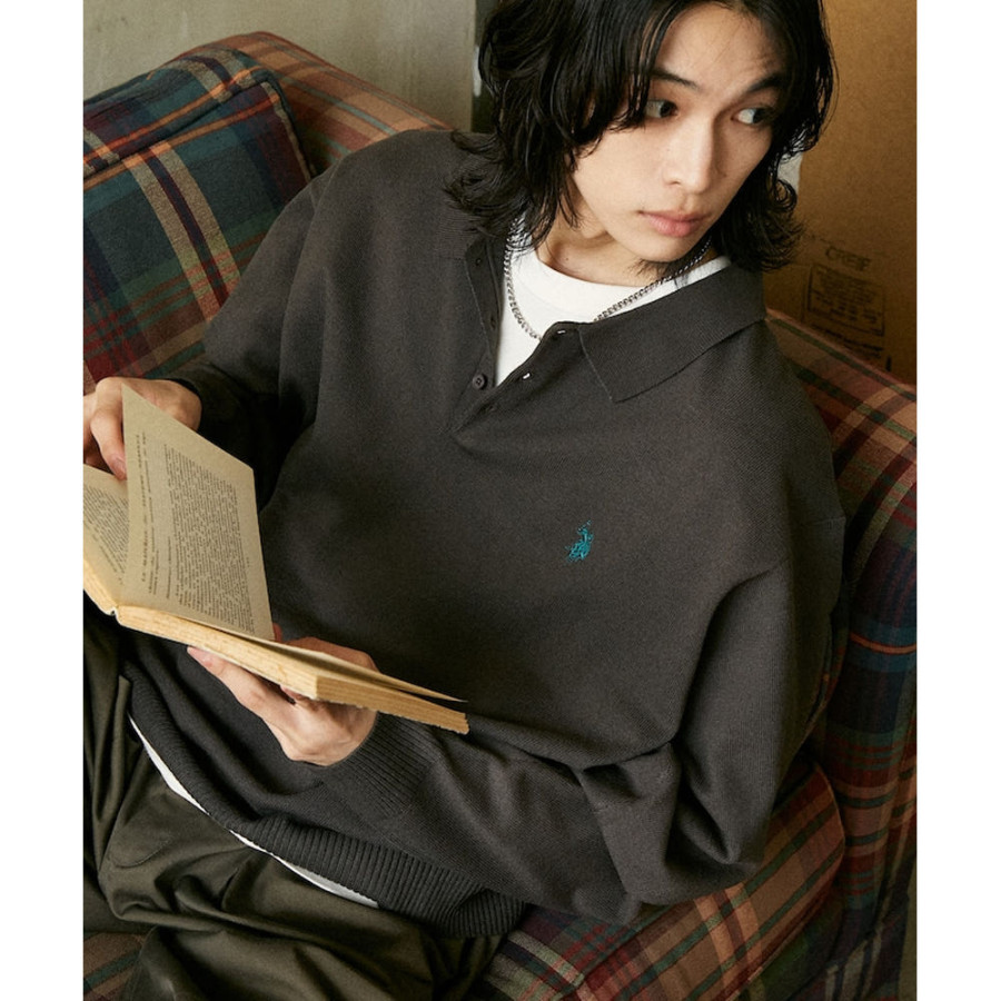 U.S. POLO ASSN. 유에스폴로에센 PUBLUX 별주 스웨트 라이크 니트 폴로 6컬러 3130291600007