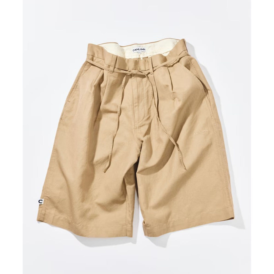 프릭스스토어 카우람 코튼 린넨 투턱 치노 쇼츠 팬츠 2컬러 1044390900018