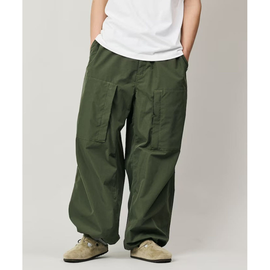 프릭스스토어 퀵 드라이 패브릭 와이드 실루엣 폴리립크로스 밀리터리 헬리콥터 바지 4컬러 1243248900605