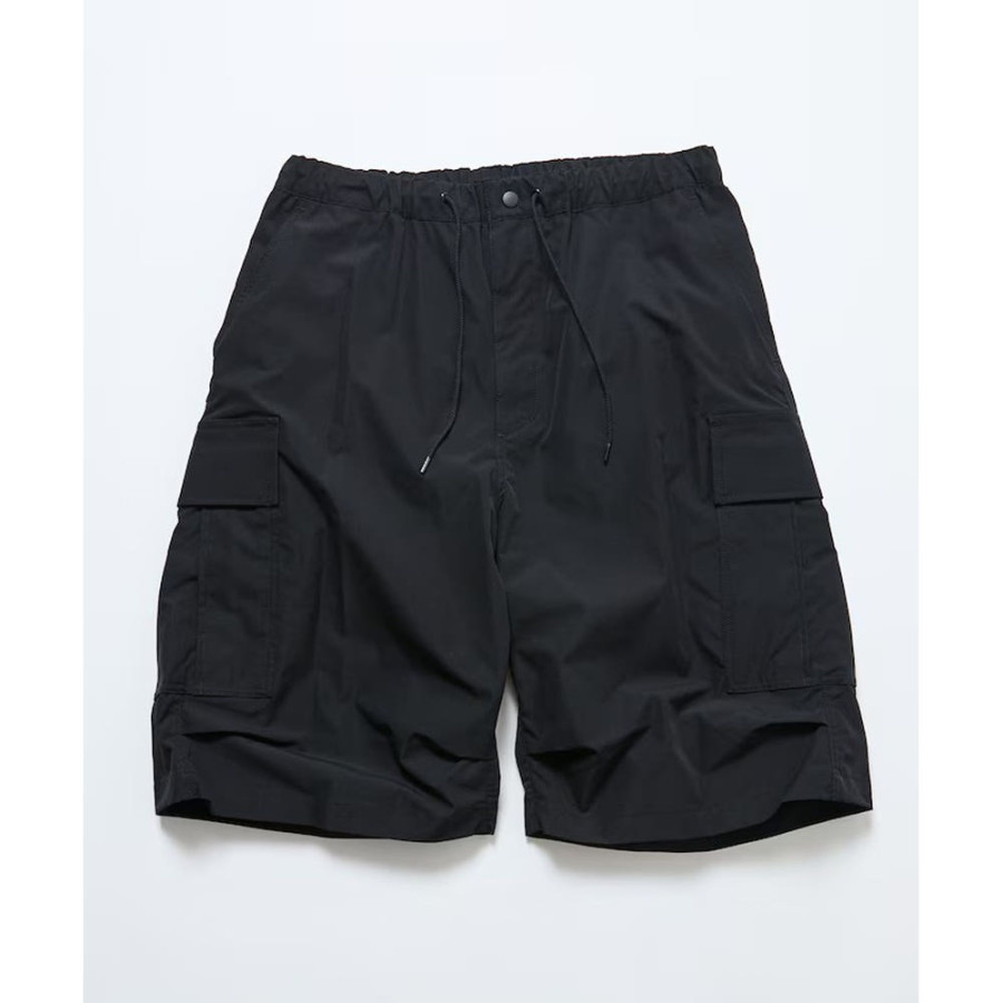 프릭스스토어 퀵 드라이 패브릭 와이드 실루엣 폴리립크로스 숏 카고 팬츠 4컬러 1244248900264