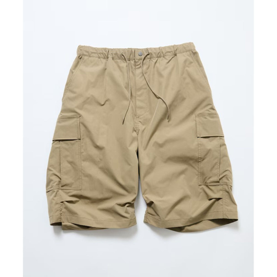 프릭스스토어 퀵 드라이 패브릭 와이드 실루엣 폴리립크로스 숏 카고 팬츠 4컬러 1244248900264