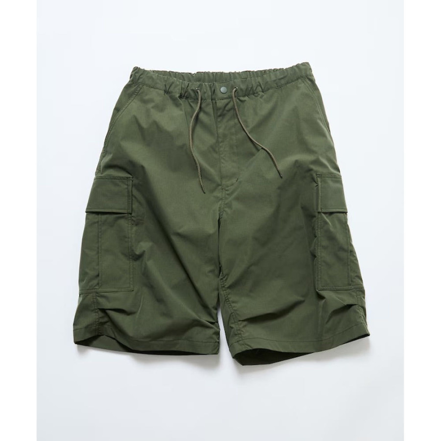 프릭스스토어 퀵 드라이 패브릭 와이드 실루엣 폴리립크로스 숏 카고 팬츠 4컬러 1244248900264