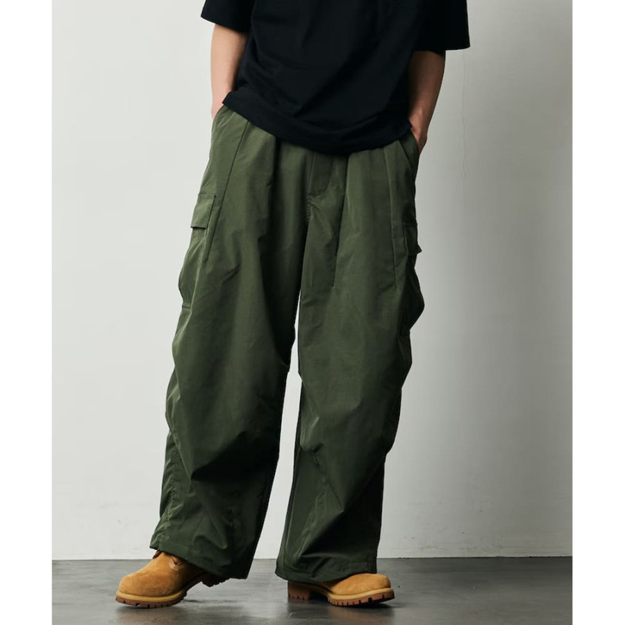 프릭스스토어 퀵 드라이 패브릭 와이드 실루엣 폴리립크로스 카고 팬츠 4컬러 1243248900604