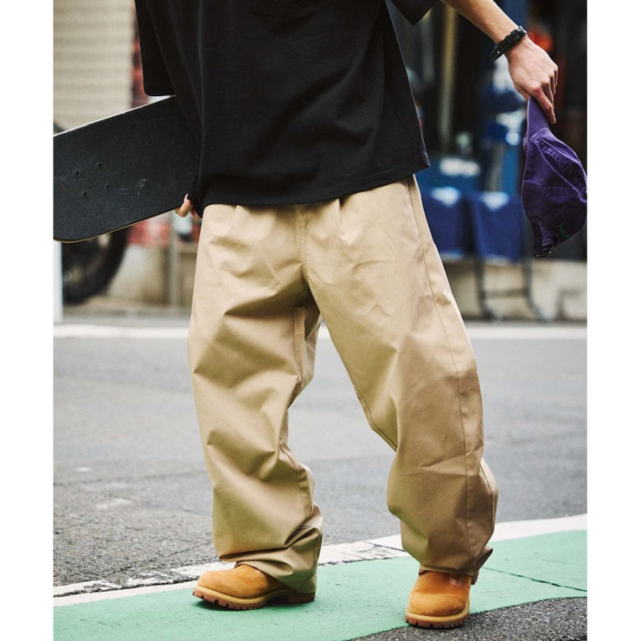 프릭스스토어 디키즈 별주 와이드 실루엣 배럴 레그 워크 팬츠 4컬러 1243185900033