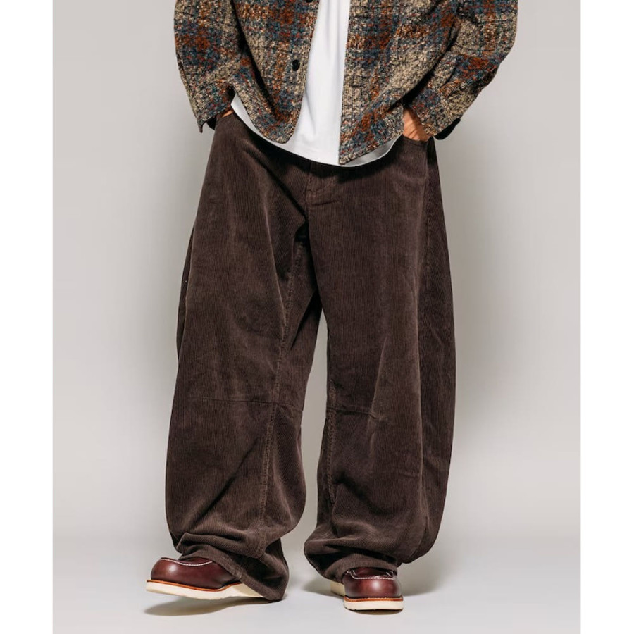 프릭스스토어 와이드 실루엣 원워시 커브 코듀로이팬츠 4컬러 1043248901205