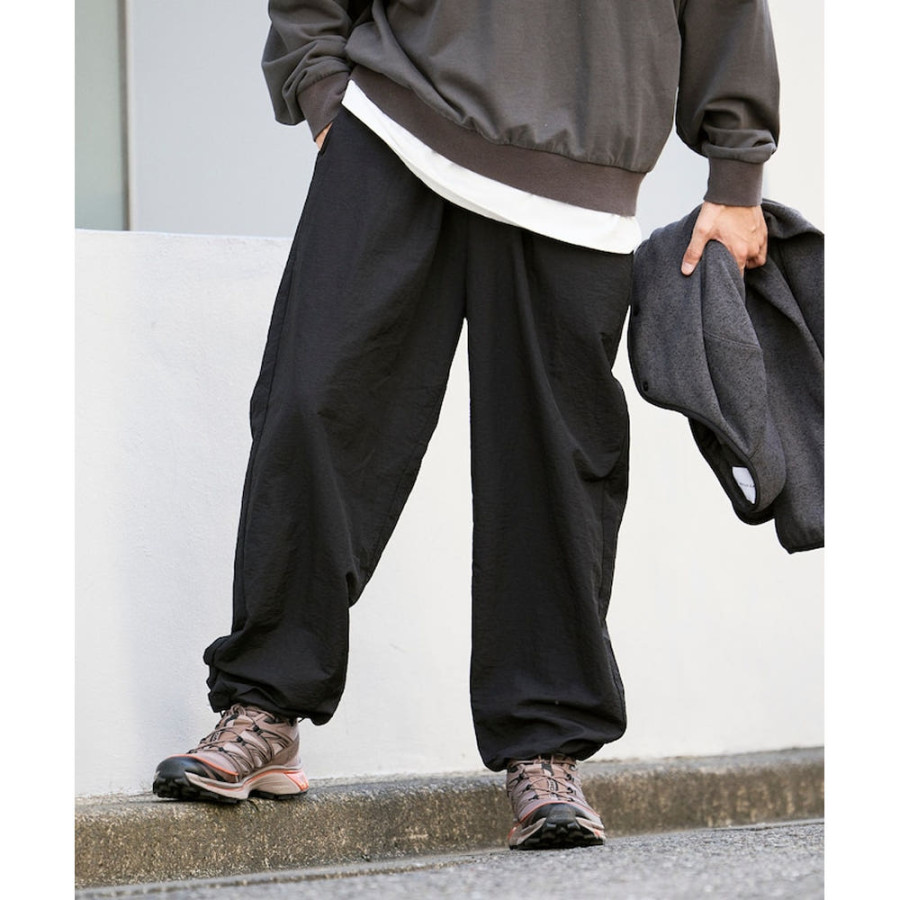 퍼스트핸드 와이드 스트레이트 나일론 트랙 테이퍼드 실루엣 이지 팬츠 3컬러 3342234400003