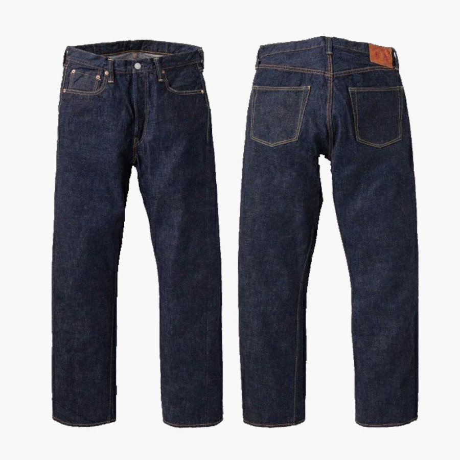 풀카운트 13.7oz 스트레이트 테이퍼드 데님 청바지 인디고원워시 1101W