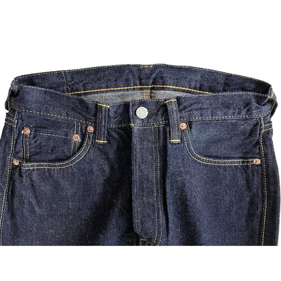 풀카운트 라이트온스 11.5oz 스트레이트 테이퍼드 데님 슈퍼 스무스 청바지 인디고 블루 1101SSW